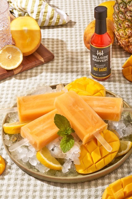 Mango Pineapple Popsicles